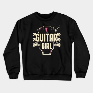 Guitar Girl Crewneck Sweatshirt